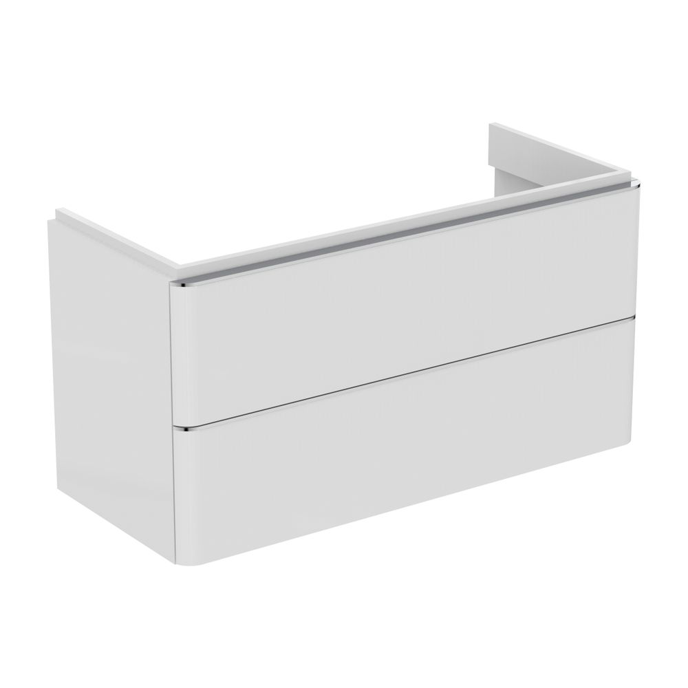 Ideal Standard Waschtisch-Unterschrank Adapto, 2 Auszüge, 970x410x490mm, Hochglanz weiß la... IST-T4302WG 8014140459163 (Abb. 1)