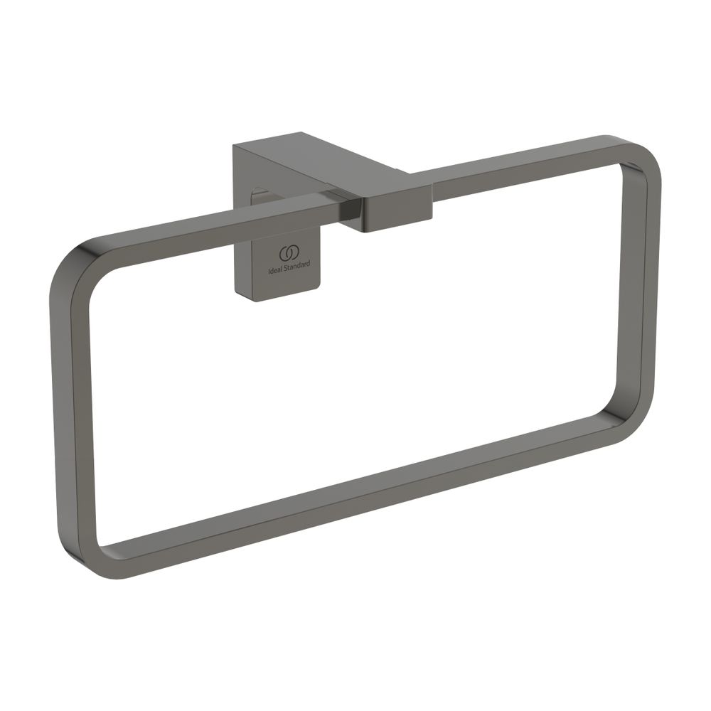 Ideal Standard Handtuchring Conca Cube, eckig, Magnetic Grey... IST-T4502A5 8014140479178 (Abb. 1)