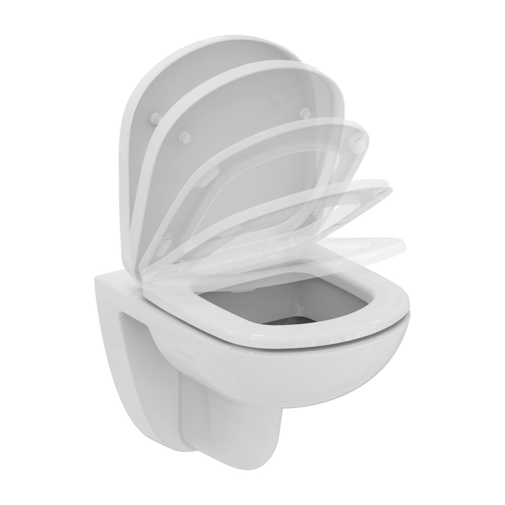 Ideal Standard WC-Sitz Eurovit Plus, für Kompakt-WC, Softclosing, Weiß... IST-T679901 8014140413578 (Abb. 2)