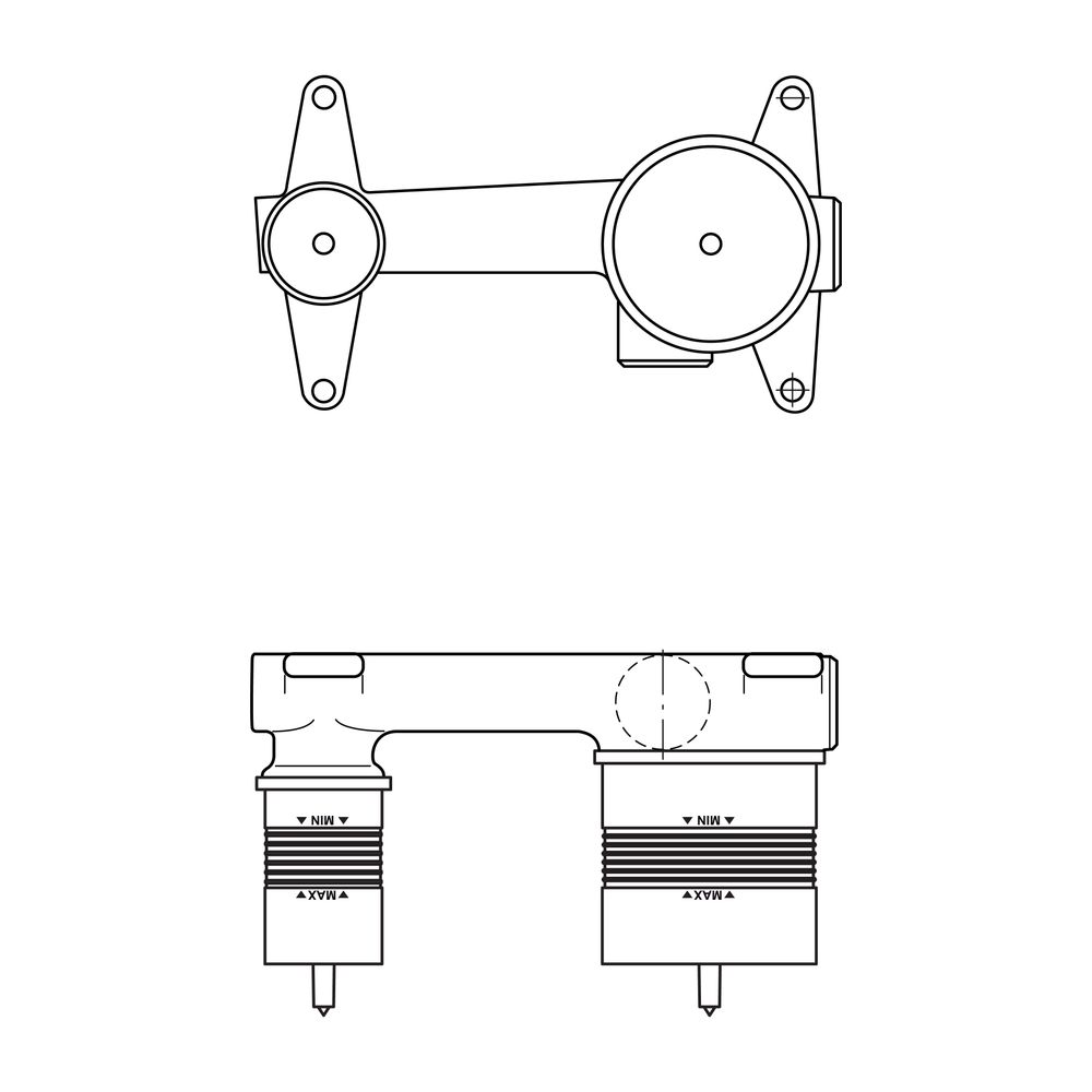 Ideal Standard UP-Bausatz 1, für Einhebel-Wand-Waschtischarmatur... IST-A5948NU 4015413329613 (Abb. 3)
