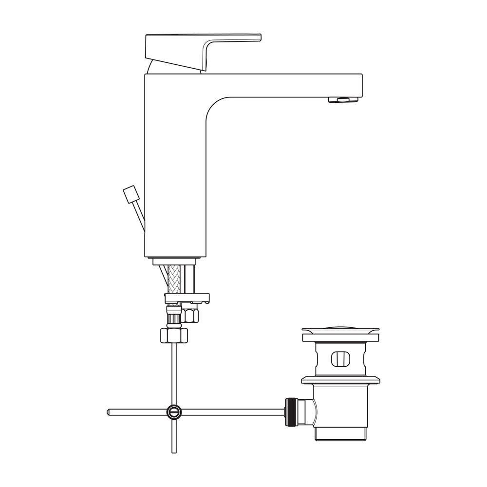Ideal Standard Waschtischarmatur Edge, Grande, 5 l/min., mit Ablaufgarnitur Ausld.138mm, C... IST-A7109AA 3800861064923 (Abb. 3)