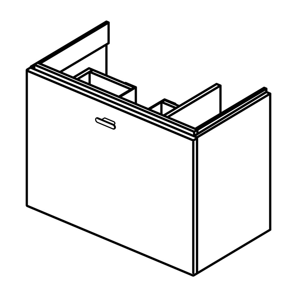 Ideal Standard Innere Auszugsfront Connect Space, Waschtisch-Unterschrank für 690mm, Nussb... IST-EF719DK 5017830532217 (Abb. 3)