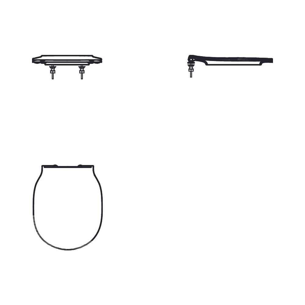 Ideal Standard WC-Sitz Connect Air, Sandwich, Softclosing, Weiß... IST-E036601 5017830514596 (Abb. 12)