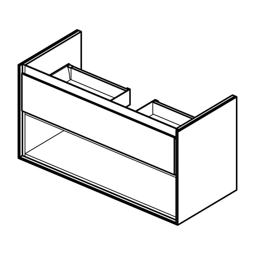 Ideal Standard Waschtischunterschrank Connect Air, 1 Auszug, 1000x440x517mm, Pinie hell De... IST-E0828UK 5017830519546 (Abb. 3)