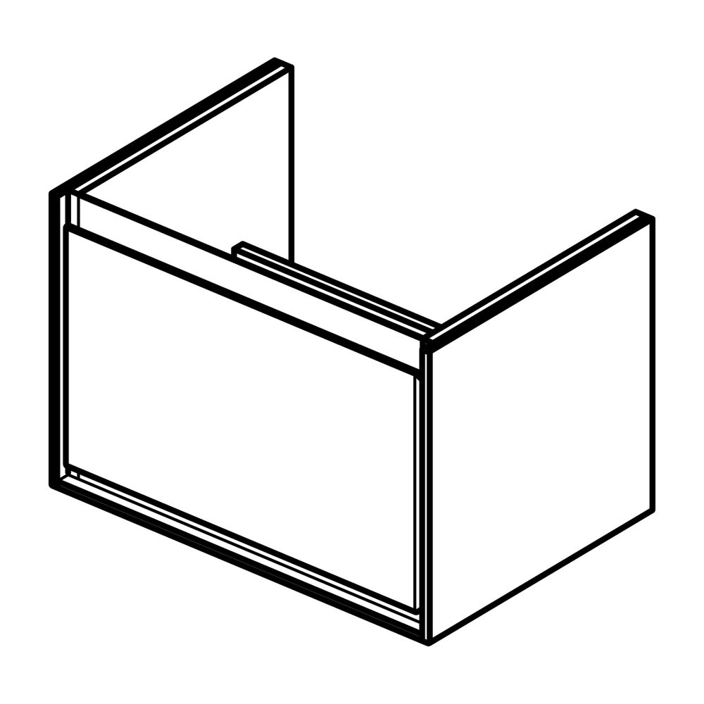 Ideal Standard WT-USchrank Connect Air Cube, 1 Auszug 585x412x400mm, Pinie hell Dekor und ... IST-E0847UK 5017830520306 (Abb. 3)