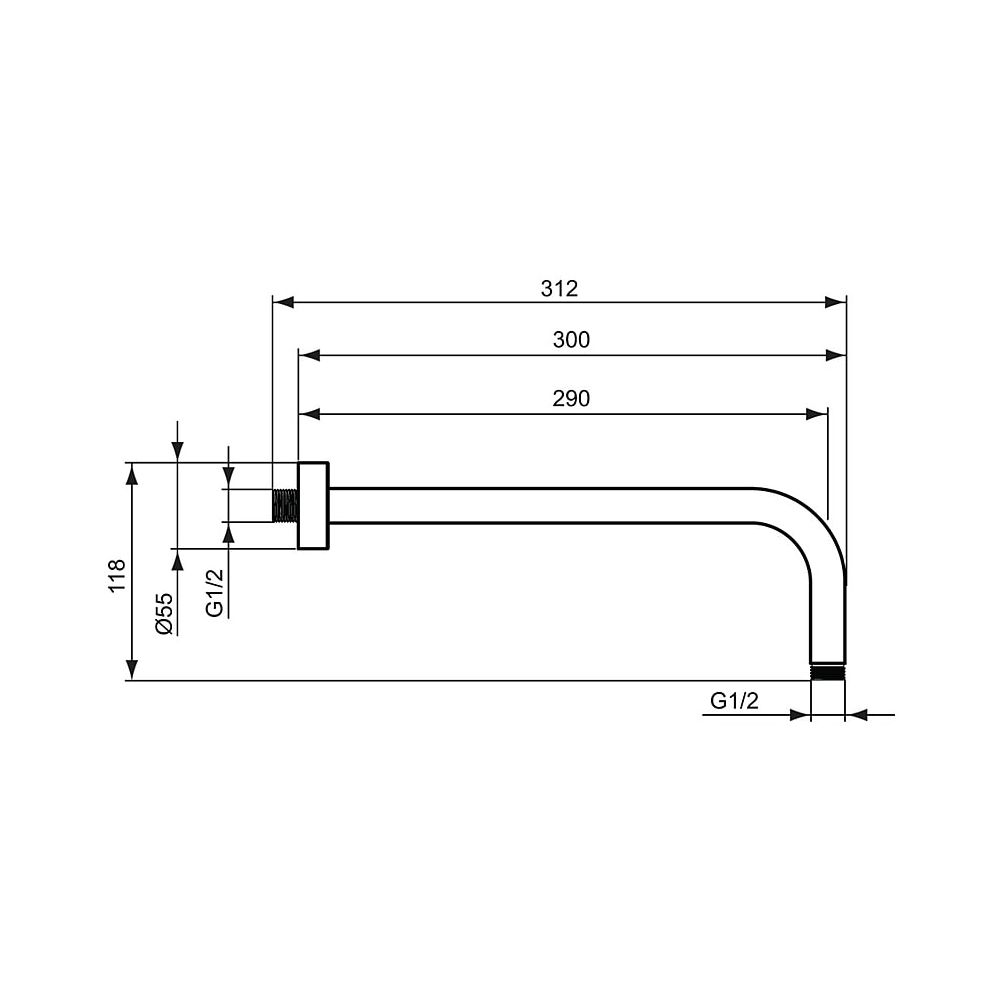 Ideal Standard Armaturen-Bundle Unterputz Connect Air Chrom... IST-A7574AA 3800861102816 (Abb. 14)