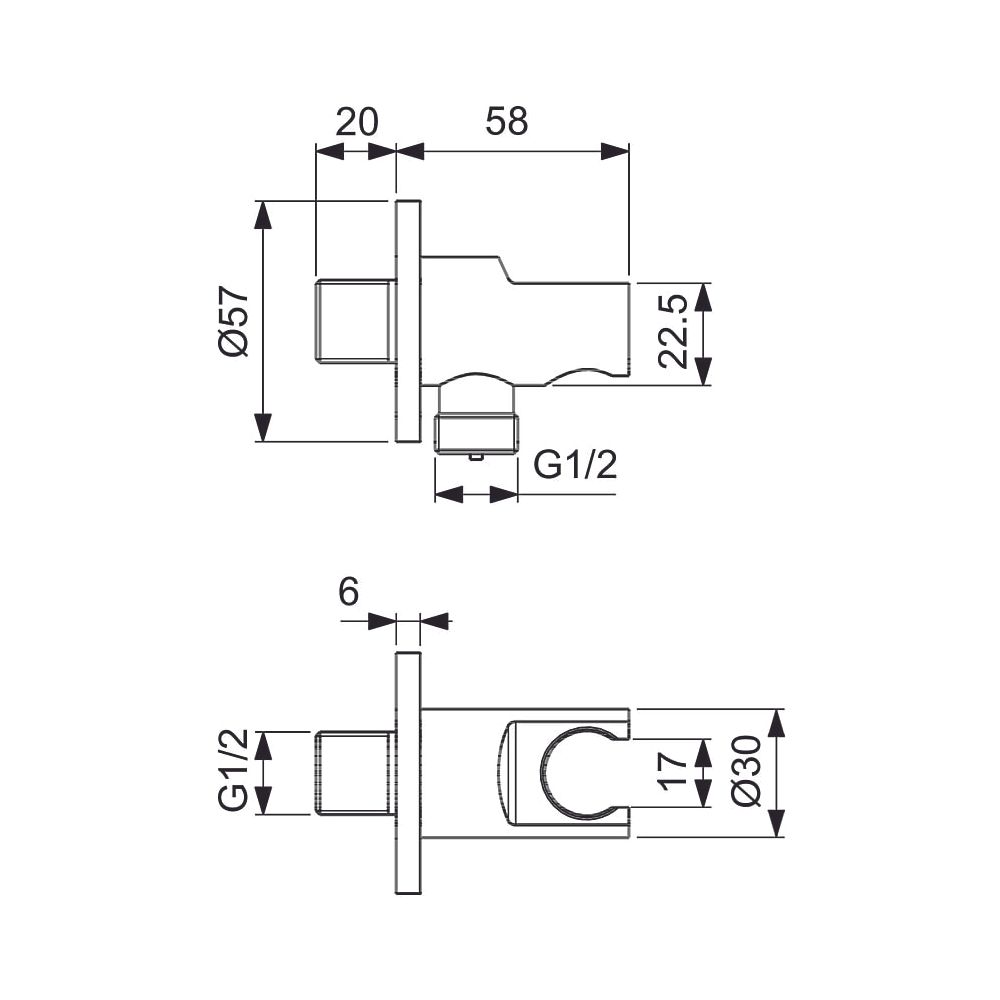 Ideal Standard Armaturen-Bundle Unterputz Ceratherm T100 Magnetic Grey... IST-A7573A5 3800861102854 (Abb. 15)