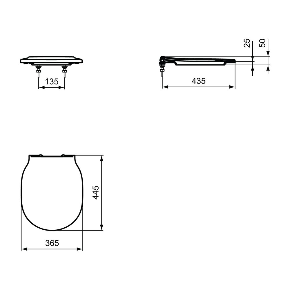 Ideal Standard WC-Sitz Connect Air Wrapover Softclosing Schwarz... IST-E0368V3 5017830553588 (Abb. 6)