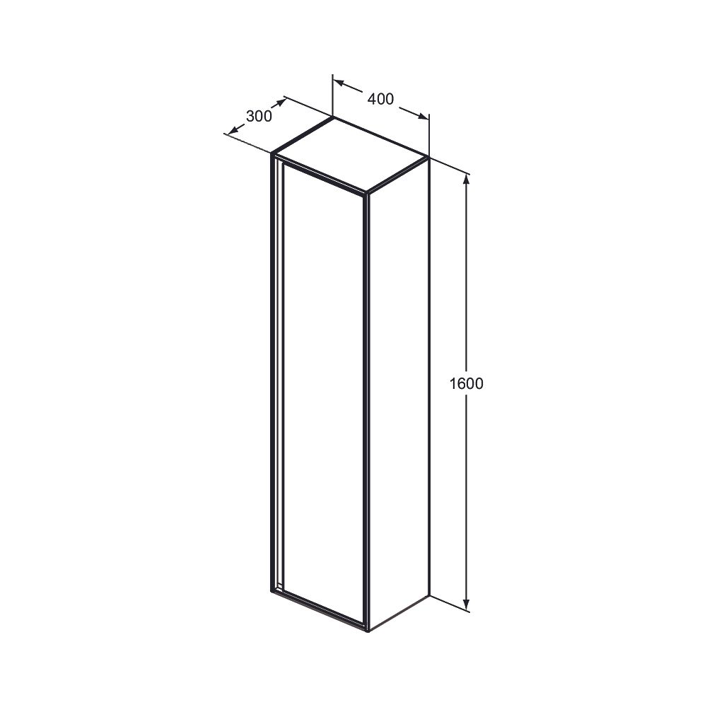 Ideal Standard Glaseinlegeboden Connect Air, für H-Schrank und HH-Schrank, 230mm... IST-EF580RQ 5017830525103 (Abb. 2)