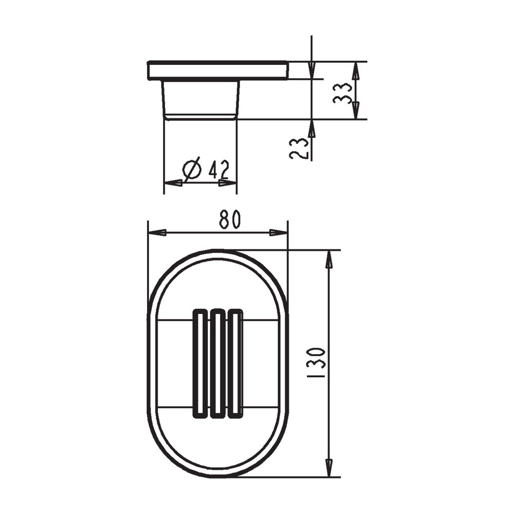 Ideal Standard JADO Ersatzseifenschale Glance, für Seifenschale, Opalglas... IST-H960032NU 4015234699940 (Abb. 1)