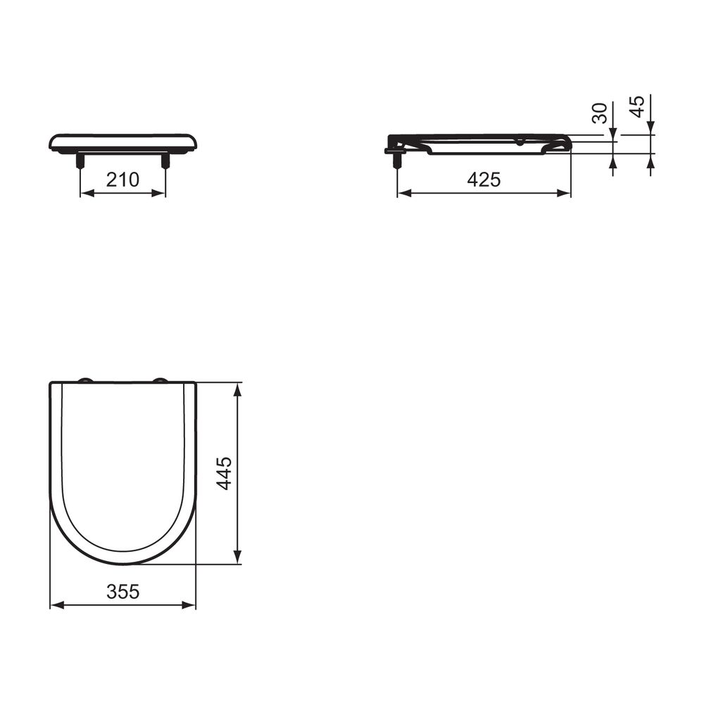 Ideal Standard WC-Sitz Clodia, Weiß... IST-J104900 8023246035874 (Abb. 2)