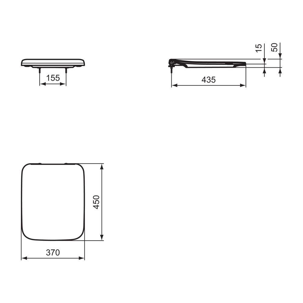Ideal Standard WC-Sitz Strada II, Wrapover, Weiß... IST-T385601 8014140459699 (Abb. 2)