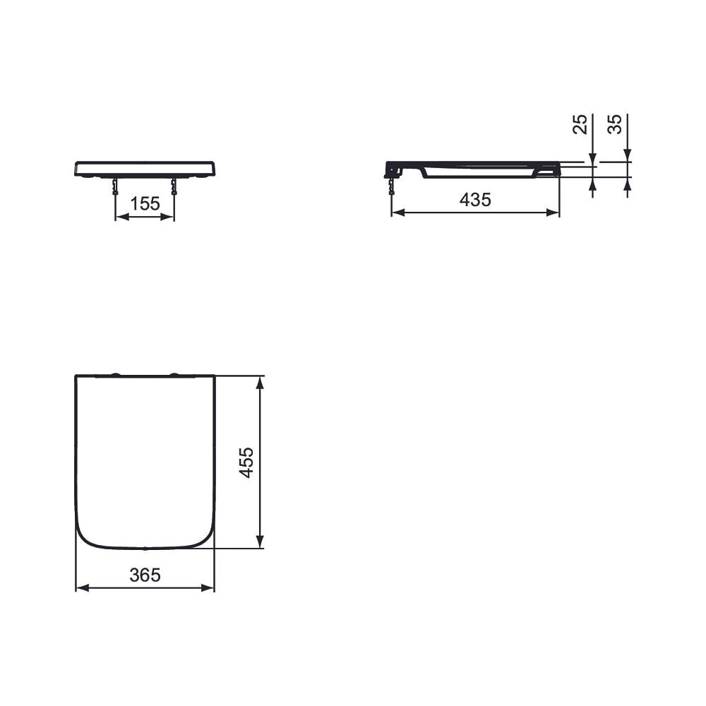 Ideal Standard Bundle WC-Element ProSys und WC Blend Cube... IST-R041501 3391500585669 (Abb. 5)