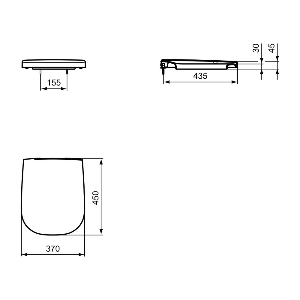 Ideal Standard WC-Sitz Softmood, Softclosing, Weiß... IST-T639201 8014140372257 (Abb. 2)
