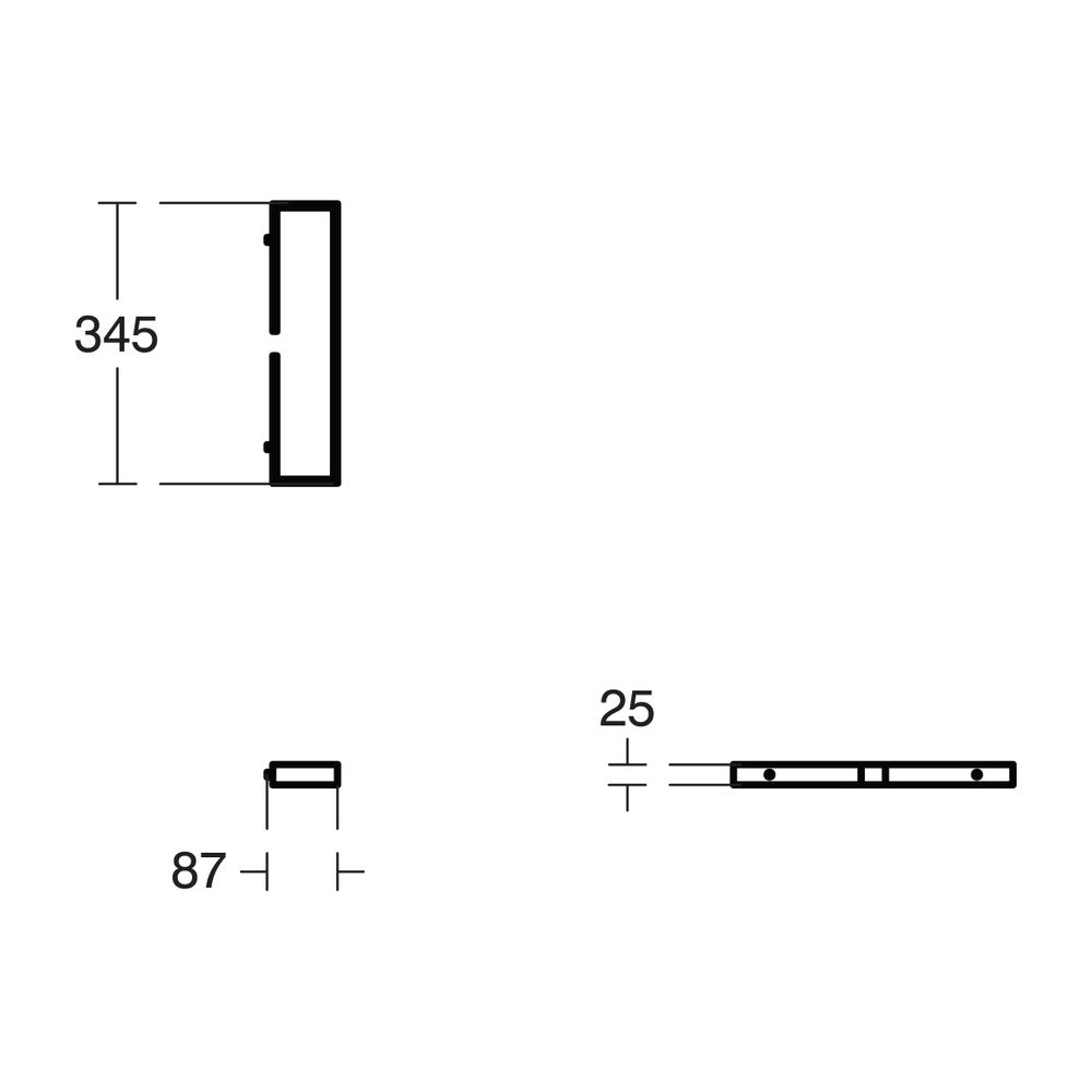 Ideal Standard Handtuchhalter Adapto, 345x87x25mm, Chrom... IST-U8427AA 5017830511304 (Abb. 11)