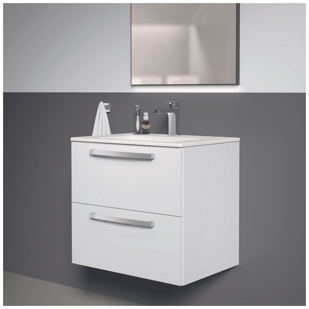 Ideal Standard Waschtisch/Möbel-Paket Eurovit Plus 610x450x565mm Weiß / Hochglanz weiß lac... IST-K2979WG 4015413073257 (Abb. 7)