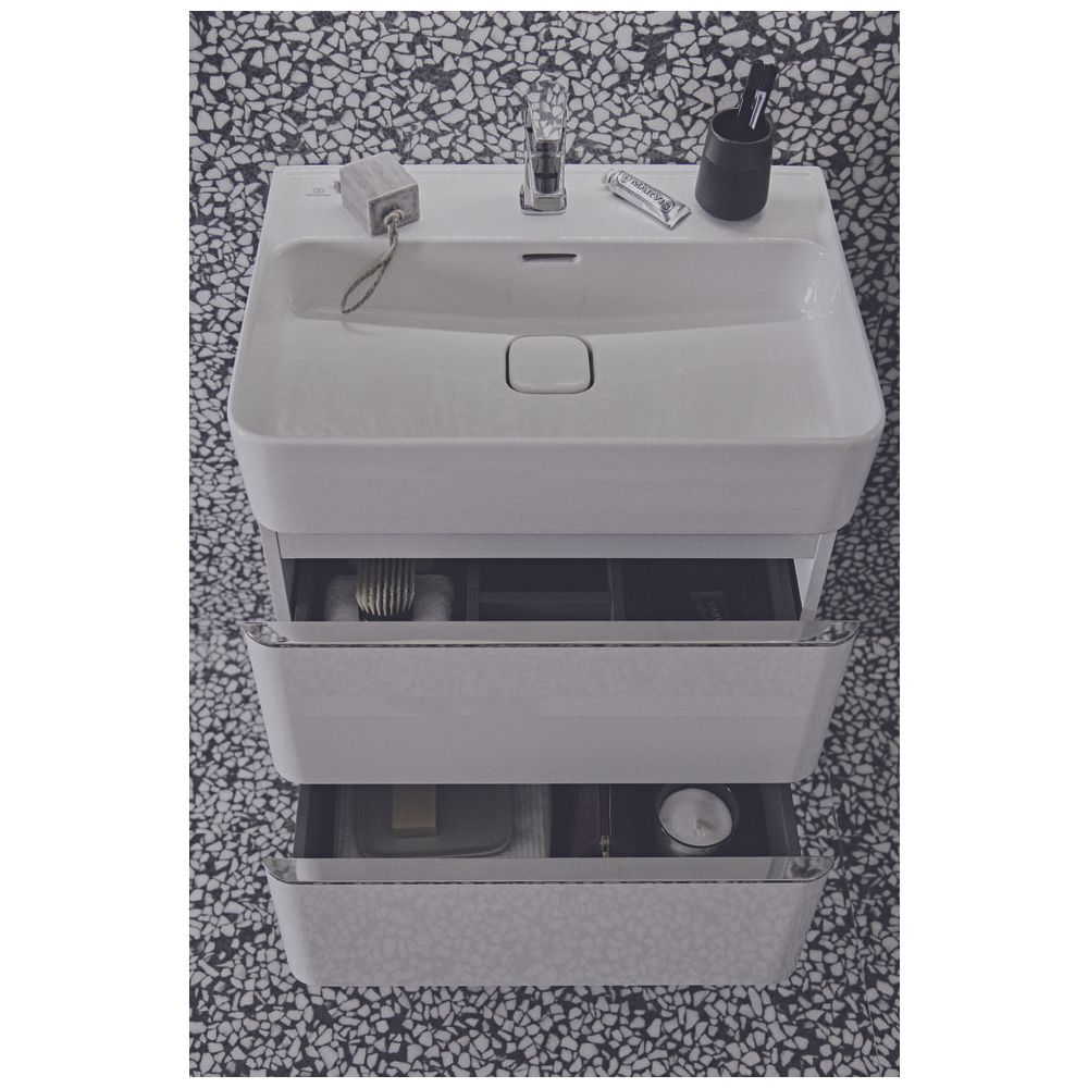 Ideal Standard Waschtisch Strada II, 1 Hahnloch, mit Überlauf 600x430x170mm, Weiß... IST-T300001 8014140448730 (Abb. 11)