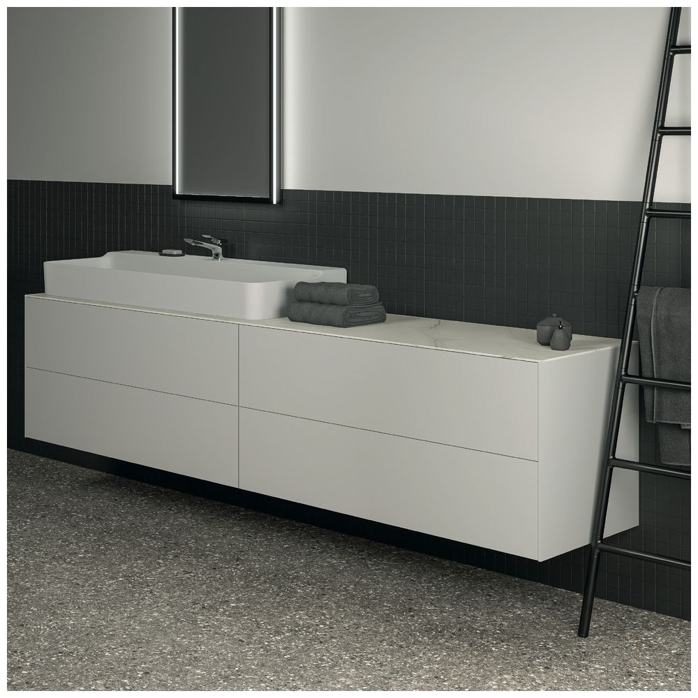 Ideal Standard Waschtisch-Unterschrank Conca, 4 Auszüge, ohne Platte, 2385x505x540mm, Weiß... IST-T4336Y1 8014140464877 (Abb. 4)