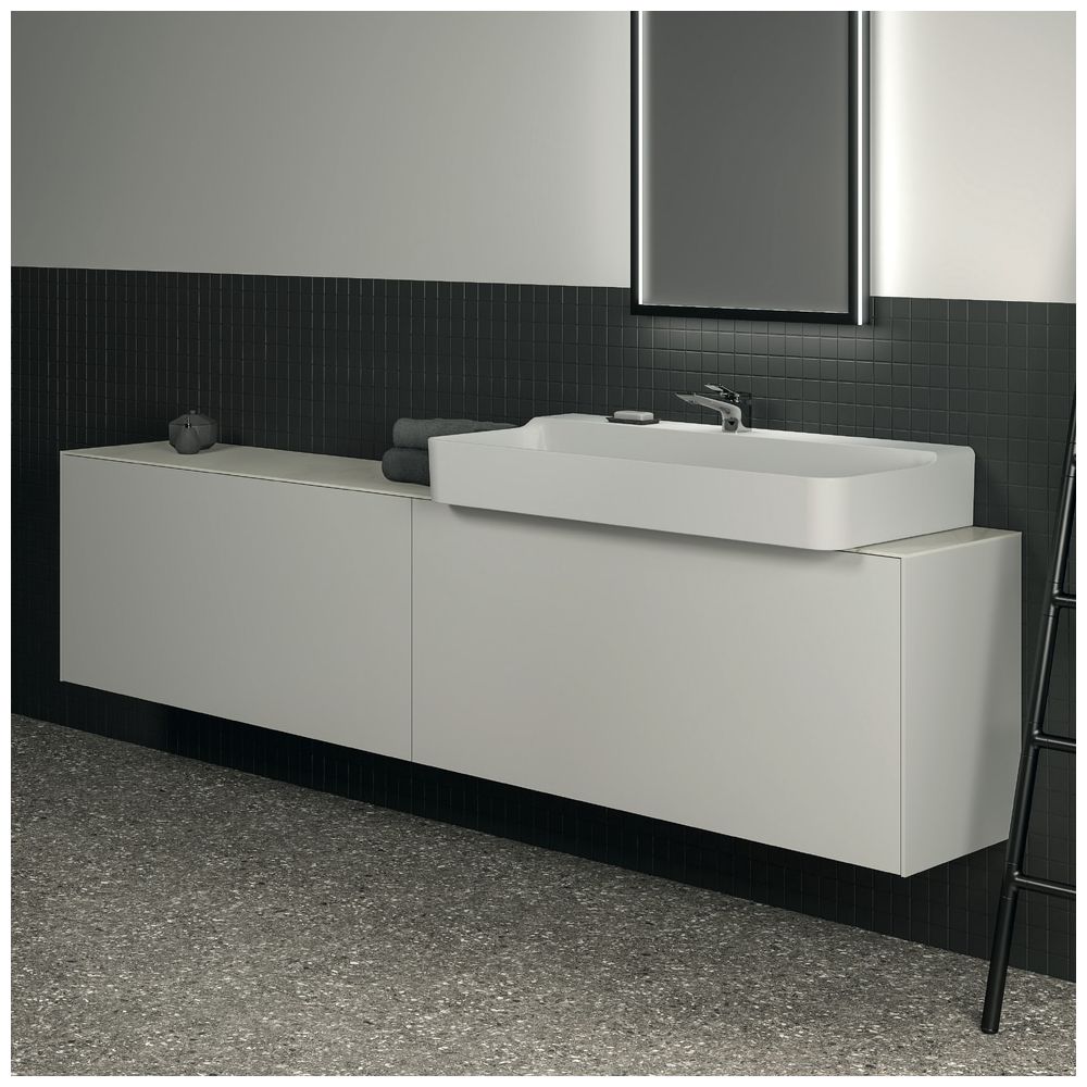 Ideal Standard Waschtisch-Unterschrank Conca, 2 Auszüge, ohne Platte, 2385x373x540mm, Weiß... IST-T4339Y1 8014140465058 (Abb. 4)