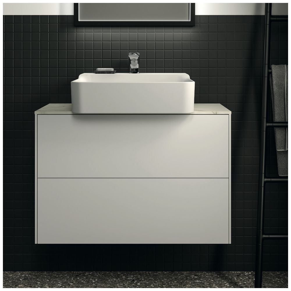 Ideal Standard Waschtisch-Unterschrank Conca, 2 Auszüge, ohne Platte, 800x373x540mm, Weiß... IST-T4352Y1 8014140465546 (Abb. 3)