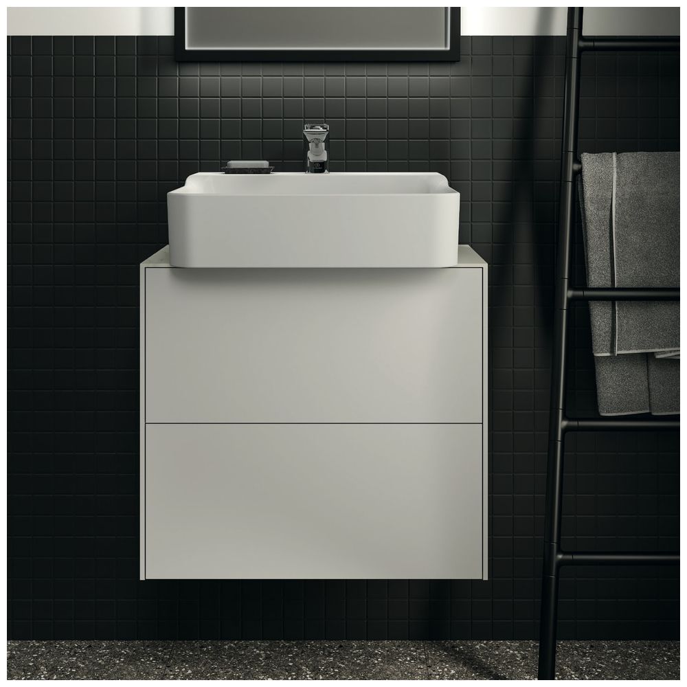 Ideal Standard Waschtisch-Unterschrank Conca, 2 Auszüge, ohne Platte, 600x373x540mm, Weiß... IST-T4354Y1 8014140465669 (Abb. 3)