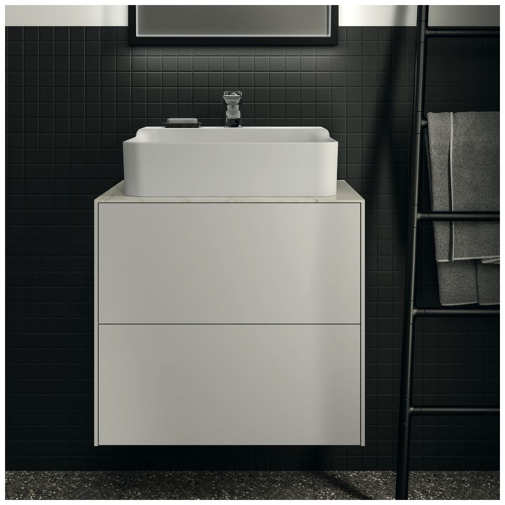 Ideal Standard Waschtisch-Unterschrank Conca, 2 Auszüge, ohne Platte, 600x505x540mm, Weiß... IST-T4355Y1 8014140465720 (Abb. 3)
