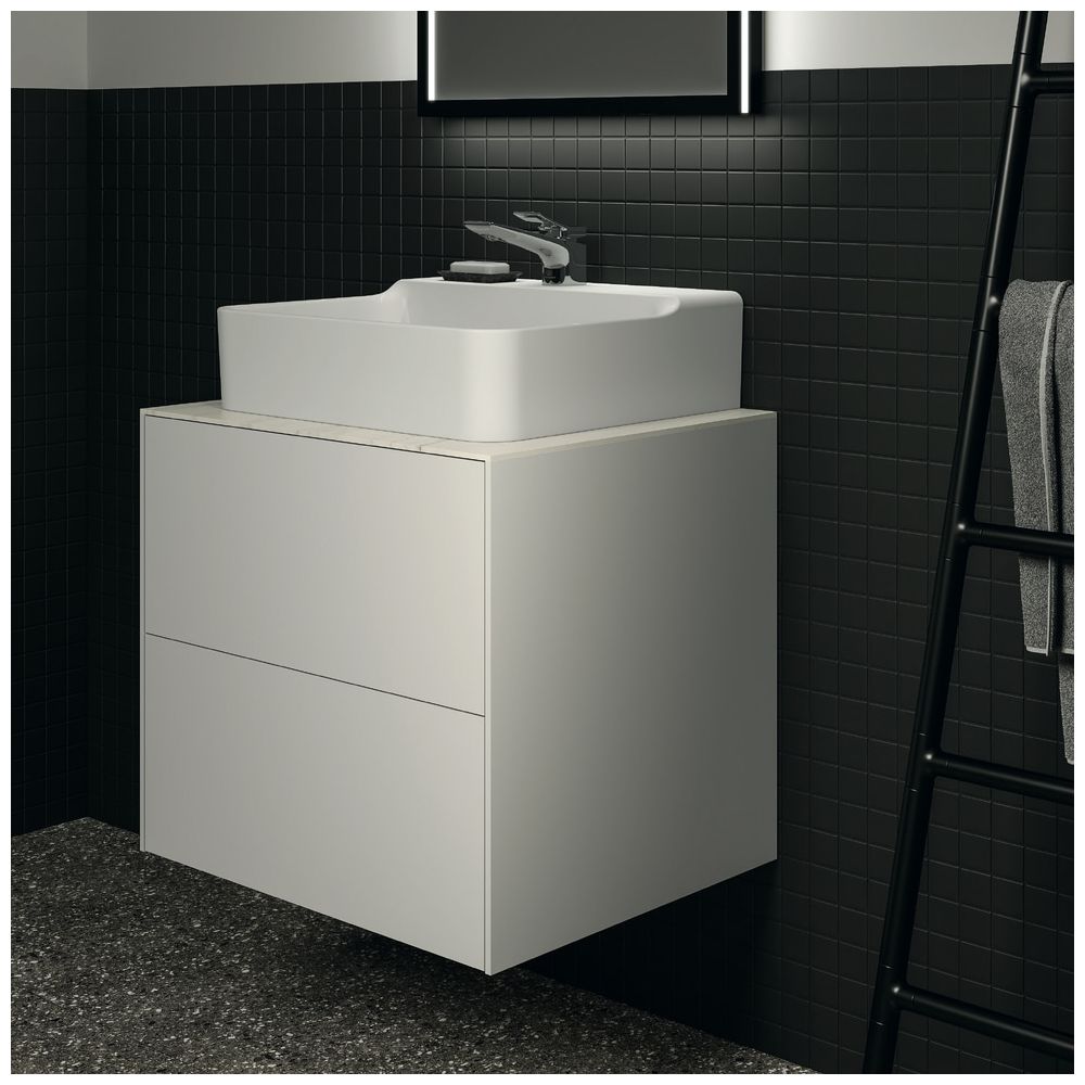 Ideal Standard Waschtisch-Unterschrank Conca, 2 Auszüge, ohne Platte, 600x505x540mm, Weiß... IST-T4355Y1 8014140465720 (Abb. 4)