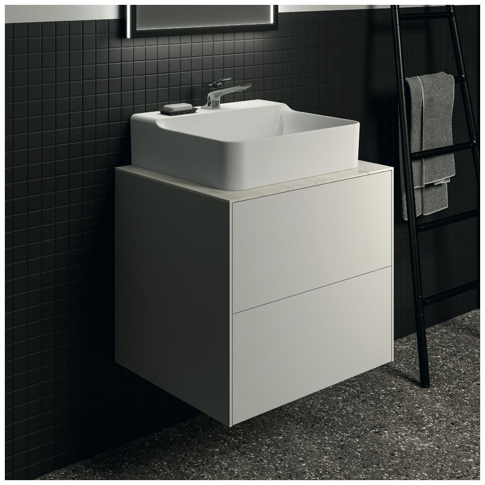 Ideal Standard Waschtisch-Unterschrank Conca, 2 Auszüge, ohne Platte, 600x505x540mm, Weiß... IST-T4355Y1 8014140465720 (Abb. 5)