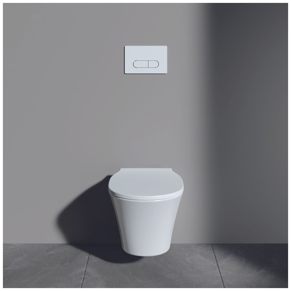 Ideal Standard Wand-WC-Kombipaket Connect Air Randlos mit Softclosing 360x540mm Weiß... IST-E248201 5017830554998 (Abb. 6)
