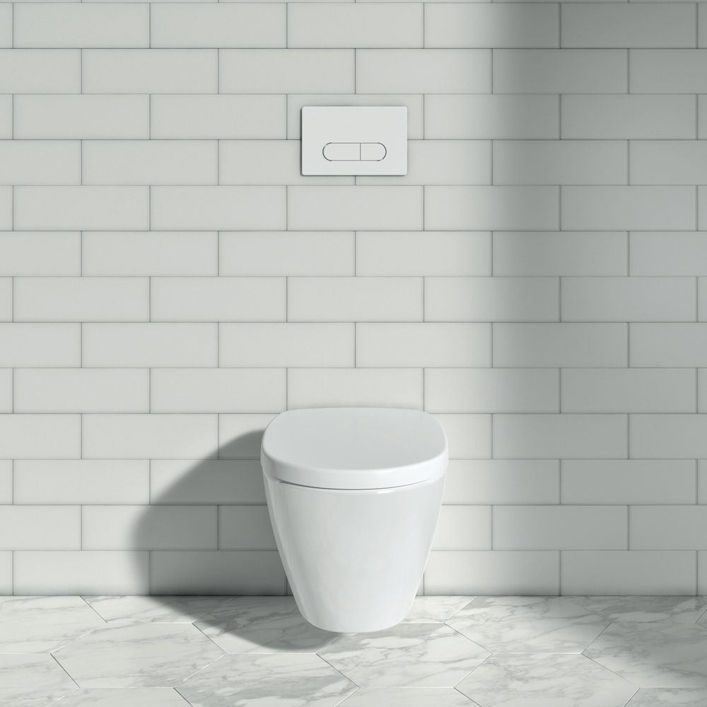 Ideal Standard Wandtiefspül-WC Connect, randlos, 360x540x340mm, Weiß mit Ideal Plus... IST-E8174MA 5017830471042 (Abb. 9)