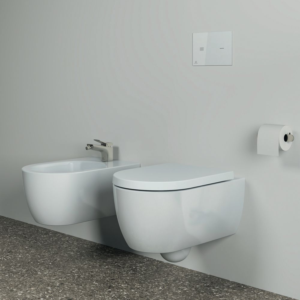 Ideal Standard Wandtiefspül-WC Blend Curve AquaBlade 360x545x340mm Weiß mit IdealPlus... IST-T3749MA 8014140468684 (Abb. 15)