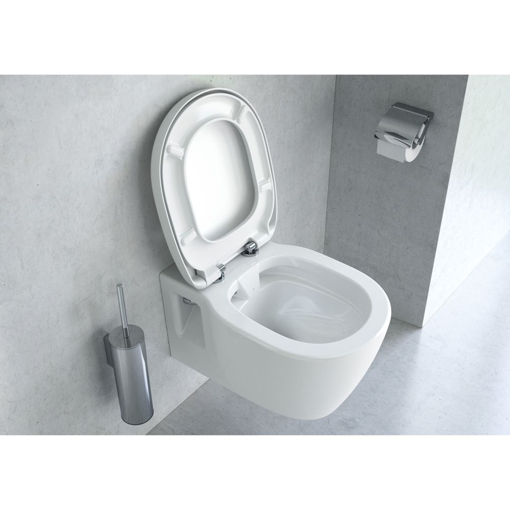 Ideal Standard Wandtiefspül-WC Connect, randlos, 360x540x340mm, Weiß mit Ideal Plus... IST-E8174MA 5017830471042 (Abb. 2)