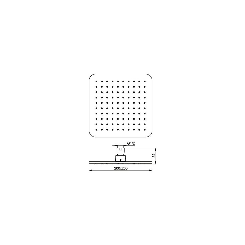 Ideal Standard Regenbrause Idealrain Cube 200x200mm Chrom... IST-B0024AA 3800861033912 (Abb. 11)
