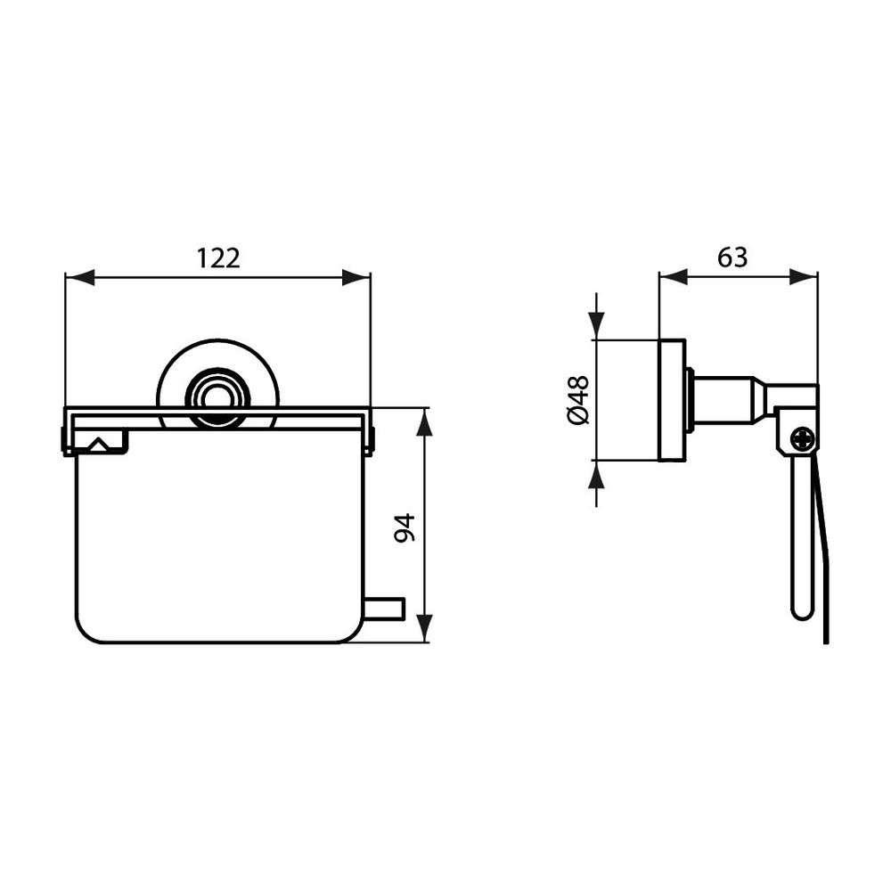 Ideal Standard Papierrollenhalter IOM mit Deckel Chrom... IST-A9127AA 4015413328074 (Abb. 11)