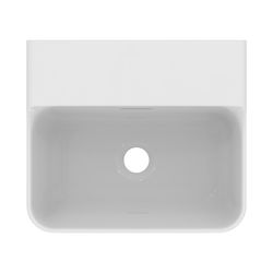 Ideal Standard Handwaschbecken Conca, ohne Hahnloch, mit Überlauf 400x350x165mm, geschliff... IST-T387701 8014140458753 (Abb. 1)