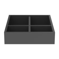 Ideal Standard Aufbewahrungsbox Conca, klein, Anthrazit... IST-T3980Y2 8014140462064 (Abb. 1)