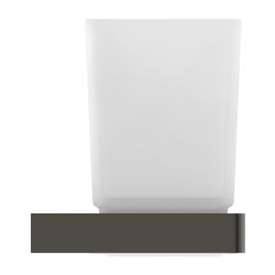 Ideal Standard Mundglas Conca Cube, eckig, Magnetic Grey... IST-T4504A5 8014140479253 (Abb. 1)