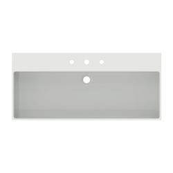 Ideal Standard Waschtisch Extra, 3 Hahnlöcher, mit Überlauf 1000x450x150mm, Weiß... IST-T390301 8014140468110 (Abb. 1)