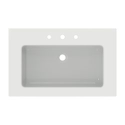 Ideal Standard Möbelwaschtisch Extra 3 Hahnlöcher mit Überlauf 810x510x150mm Weiß mit Idea... IST-T4364MA 8014140487296 (Abb. 1)