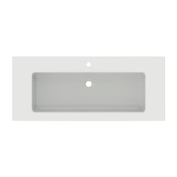 Ideal Standard Möbelwaschtisch Extra 1 Hahnloch, mit Überlauf 1210x510x150mm Weiß... IST-T437001 8014140482635 (Abb. 1)