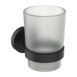 Ideal Standard Zahnbecher IOM aus satiniertem Glas Silk Black... IST-A9120XG 4015413044691 (Abb. 1)