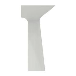 Ideal Standard Säulenwaschtisch Tipo-Z 1 Hahnloch mit Überlauf 740x470x900mm Weiß... IST-T442501 8014140491262 (Abb. 1)