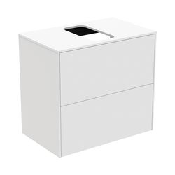 Ideal Standard Waschtisch-Unterschrank Conca, 2 Auszüge, mit mi.Ausschnitt, 602x373x550mm,... IST-T3946Y1 8014140461098 (Abb. 1)