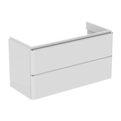 Ideal Standard Waschtisch-Unterschrank Adapto, 2 Auszüge, 970x410x490mm, Hochglanz weiß la... IST-T4302WG 8014140459163 (Abb. 1)