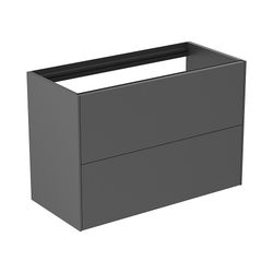 Ideal Standard Waschtisch-Unterschrank Conca, 2 Auszüge, ohne Platte, 800x373x540mm, Anthr... IST-T4352Y2 8014140465553 (Abb. 1)