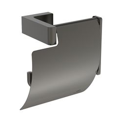 Ideal Standard Papierrollenhalter Conca Cube, eckig, Magnetic Grey... IST-T4496A5 8014140478935 (Abb. 1)