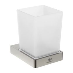 Ideal Standard Mundglas Conca Cube, eckig, Silver Storm... IST-T4504GN 8014140479277 (Abb. 1)