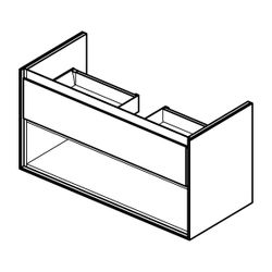 Ideal Standard Waschtischunterschrank Connect Air, 1 Auszug, 1000x440x517mm, Eiche gr.Dek.... IST-E0828PS 5017830519539 (Abb. 1)