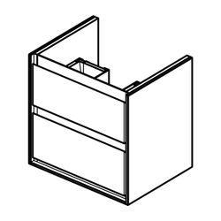 Ideal Standard WT-USchrank Connect Air Cube, 2 Auszüge, 530x409x517mm, Pinie hell Dekor un... IST-E1606UK 5017830534938 (Abb. 1)