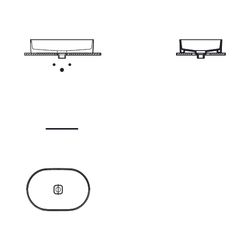 Ideal Standard Aufsatzwaschtisch Strada II, ohne Hahnloch ohne Ül., oval, 600x400x180mm, W... IST-T2981MA 8014140450443 (Abb. 1)